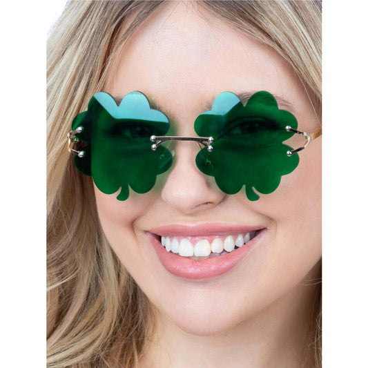 Four Leaf Clover Specs Adult Irish Costume Accessory 1