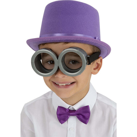 Grey Goggles with Clear Lens Kids Minion Costume Accessory 1