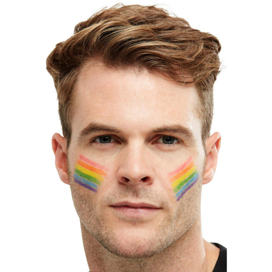 Rainbow Greasepaint Stick 6 Colours Make Up FX 1