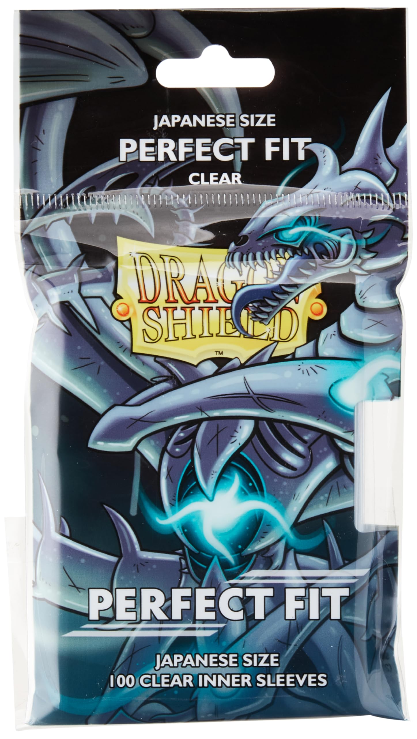 Dragon Shield Japanese Size Perfect Fit Inner Sleeves Clear 100 Gaming Accessory by Arcane Tinmen 1