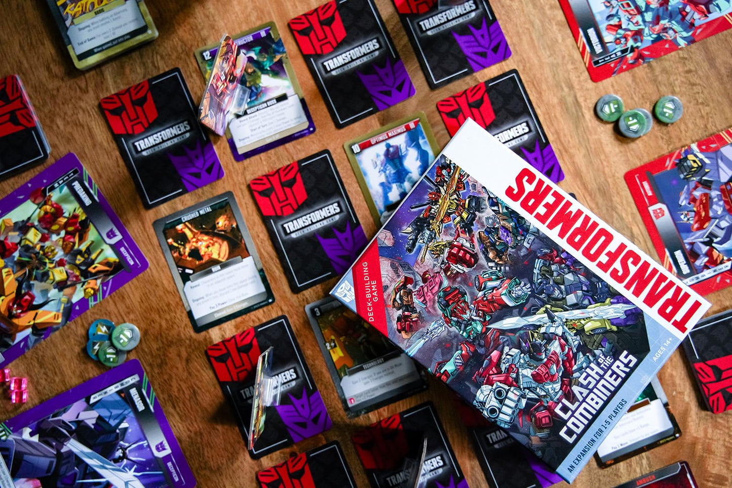 Clash of the Combiners Transformers Deck Building Game Exp Board Game by Renegade Studio 6