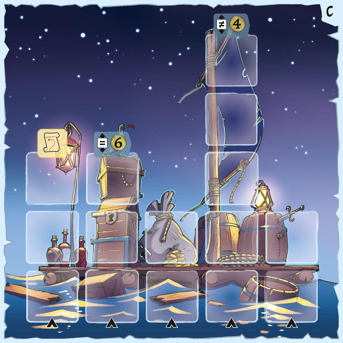 PlayPunk: Captain Flip - Board Game, Play As a Pirate Captain, Recruit Crew, Collect Coins, Family-Friendly Pirate Theme, Ages 8+, 2-5 Players, 20 Min 9