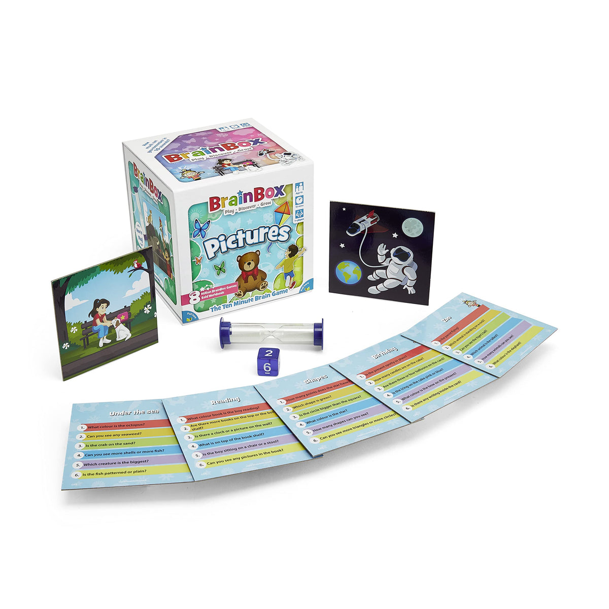 Brainbox Pictures | Fun & Educational Card Game | Ages 4+ | 1+ Players | 10 Minutes Play Time 5