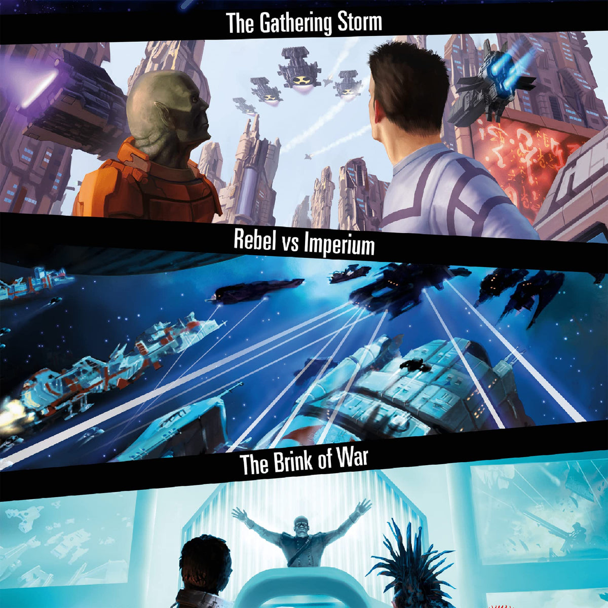 Race for the Galaxy Expansion and Brinkmanship the Gathering Storm Second Edition 3