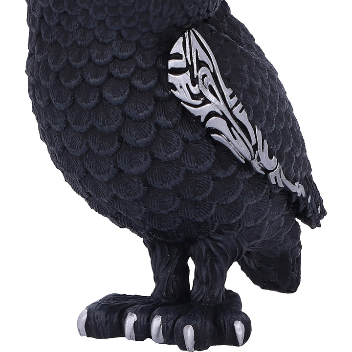 Owlocen Black Witch Owl Hanging Decorative Ornament 12cm