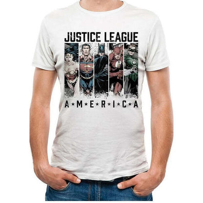 Justice League America T-Shirt DC Adult 1