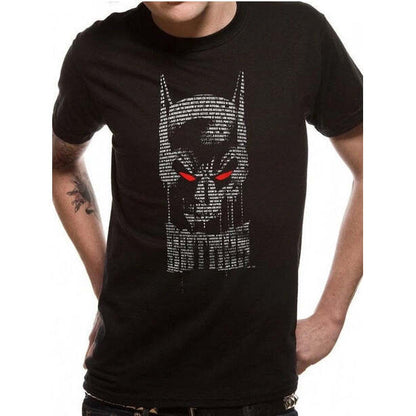 Batman Text Skull Unisex T-Shirt DC Adult 1