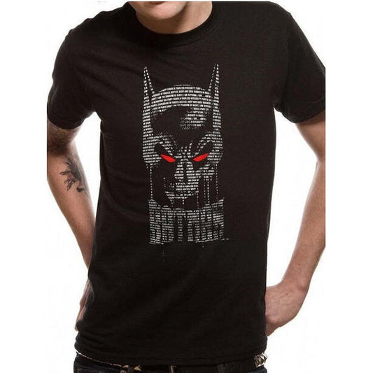 Batman Text Skull Unisex T-Shirt DC Adult 1