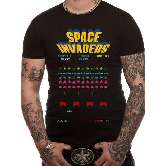 Space Invaders Arcade Unisex T-Shirt Adult 1