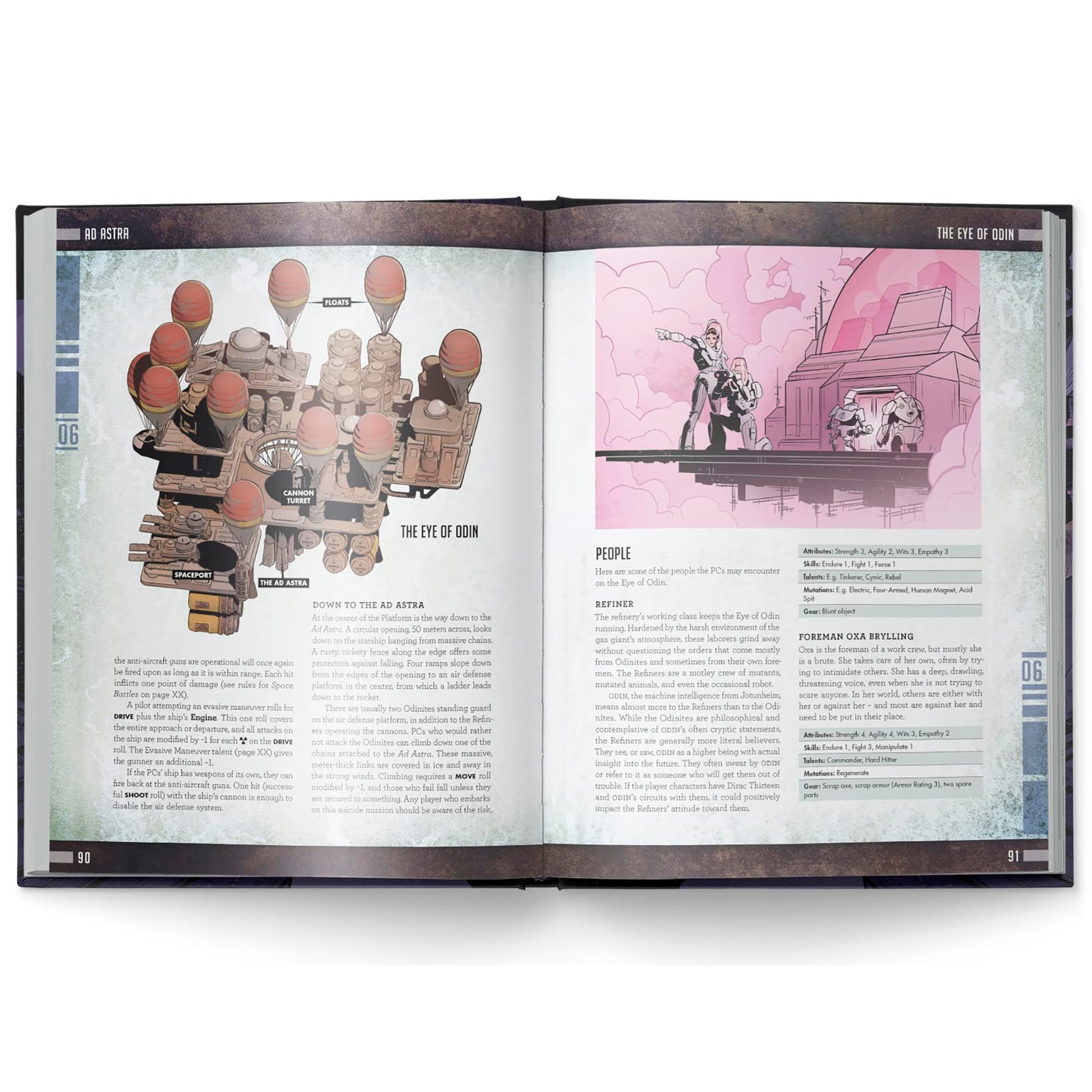 Mutant Year Zero Ad Astra Hardback RPG Book 2
