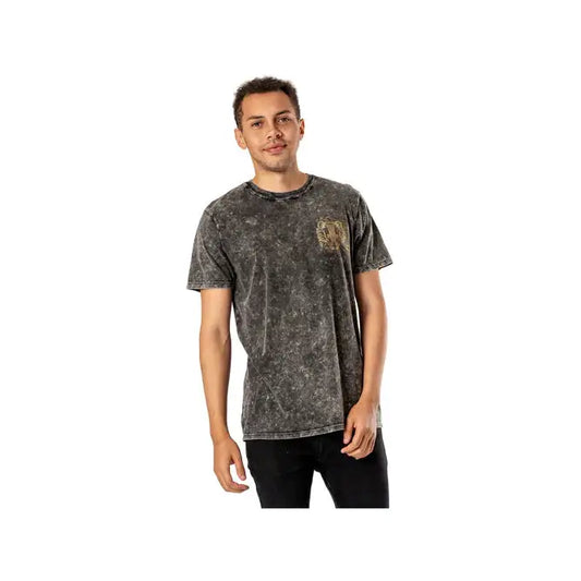 Hufflepuff Acid Wash Harry Potter Unisex T-Shirt Adult 1
