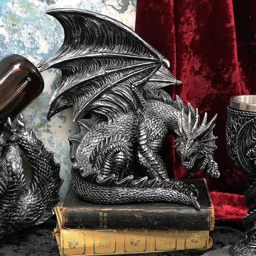 Nemesis Now Obsidian Dragon Figurine 25cm