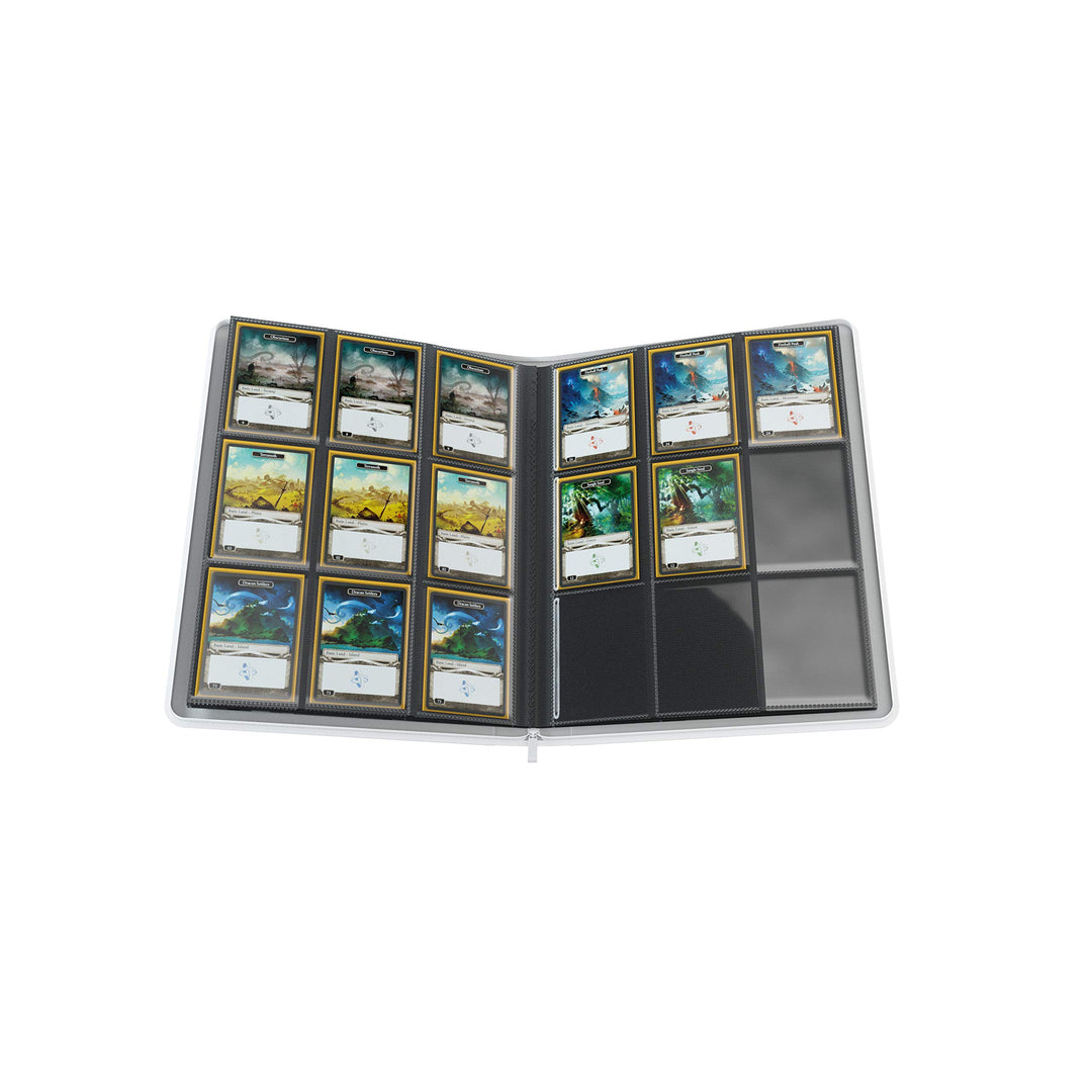 Zip-Up Album 18-Pocket Organize Standard and Japanese Size Collectible Cards Premium Card Game Protector Holds up to 360 Cards Ideal for Playset Collections