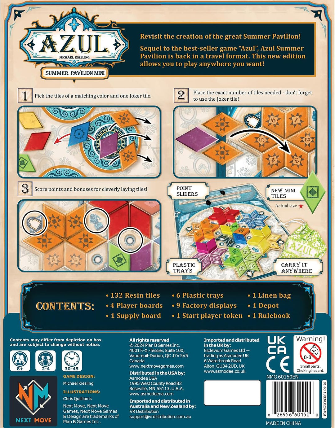 Azul Summer Pavilion Board Game