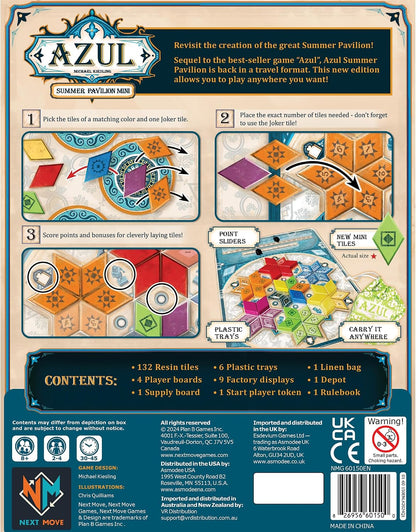 Azul Summer Pavilion Board Game