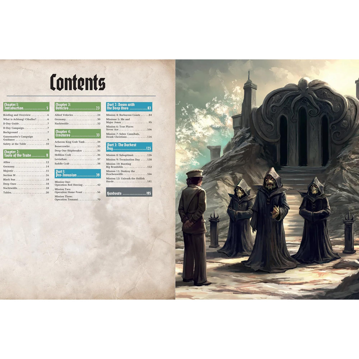 Achtung Cthulhu 2d20 D Day the Darkest Day Roleplaying Game 6