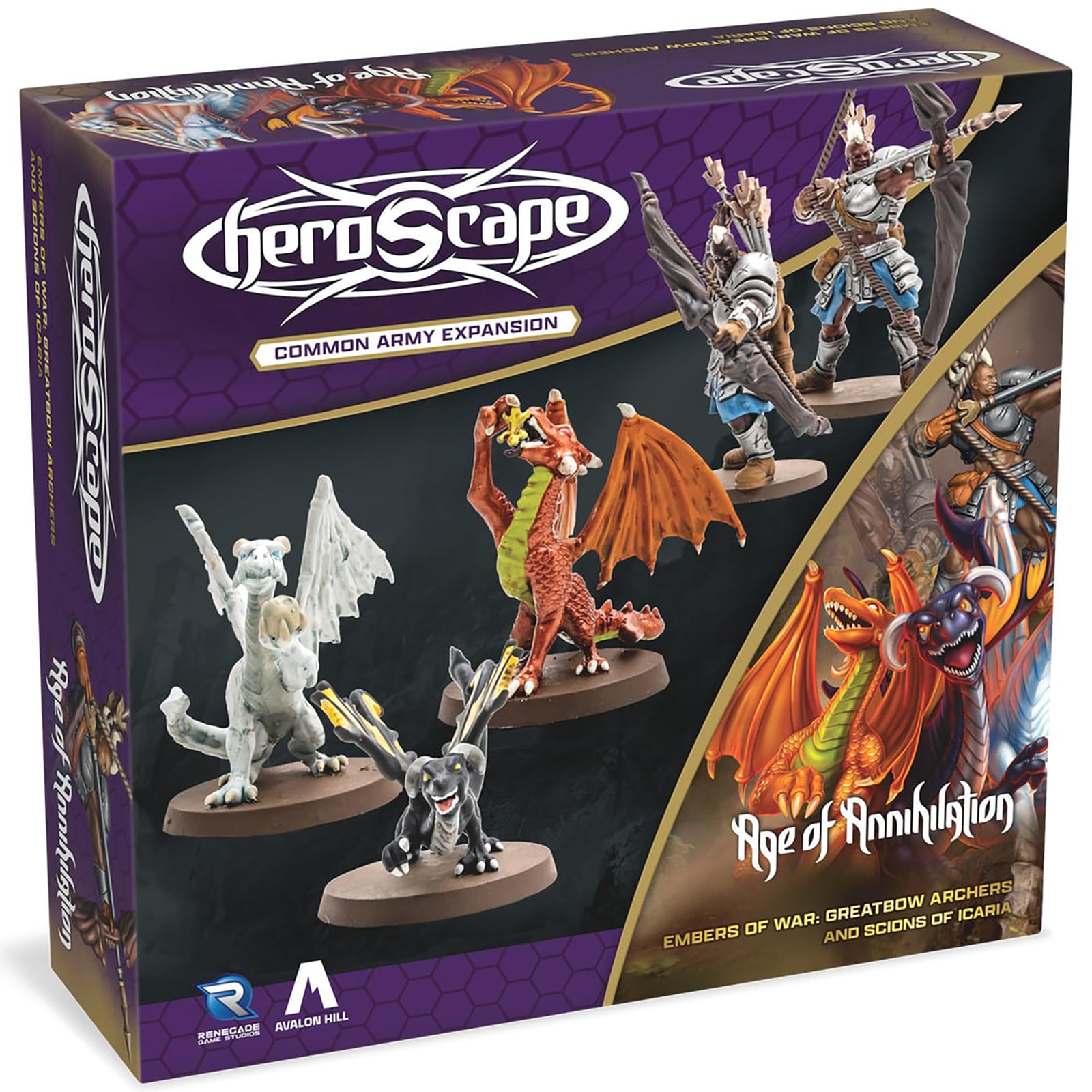 Heroscape Greatbow Archers and Scions of Icaria Army Expansion Board Game by Renegade Studio 1