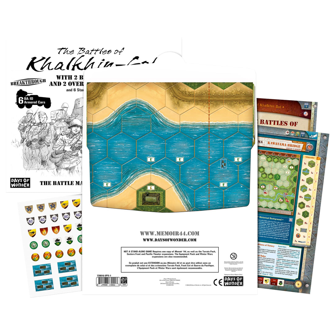 Memoir '44 Battles of Khalkhin-Gol Board Game EXPANSION - Relive Epic Clashes of WWII's Eastern Front! Strategy Game for Kids & Adults, Ages 8+, 2 Players, 30-60 Min Playtime, Made by Days of Wonder