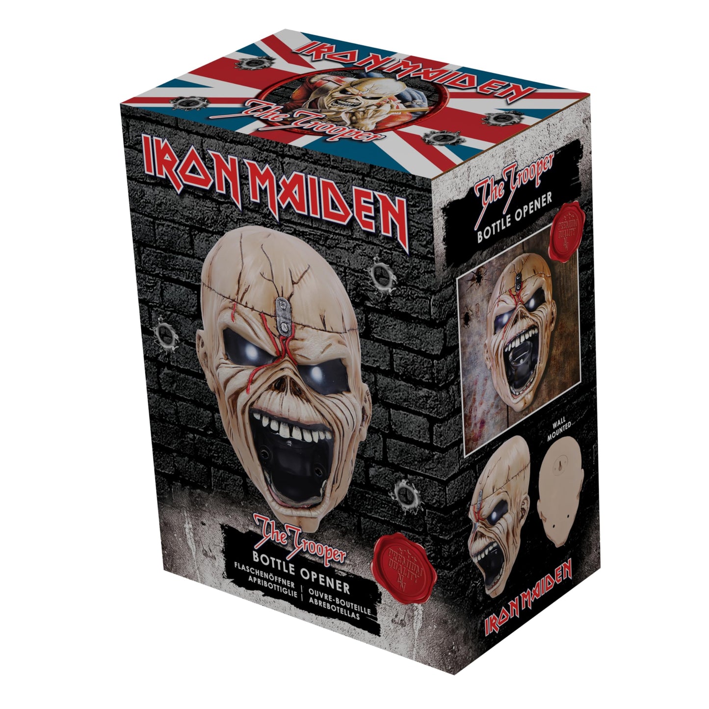 Iron Maiden Eddie The Trooper Bottle Opener 19cm Officially Licensed 4