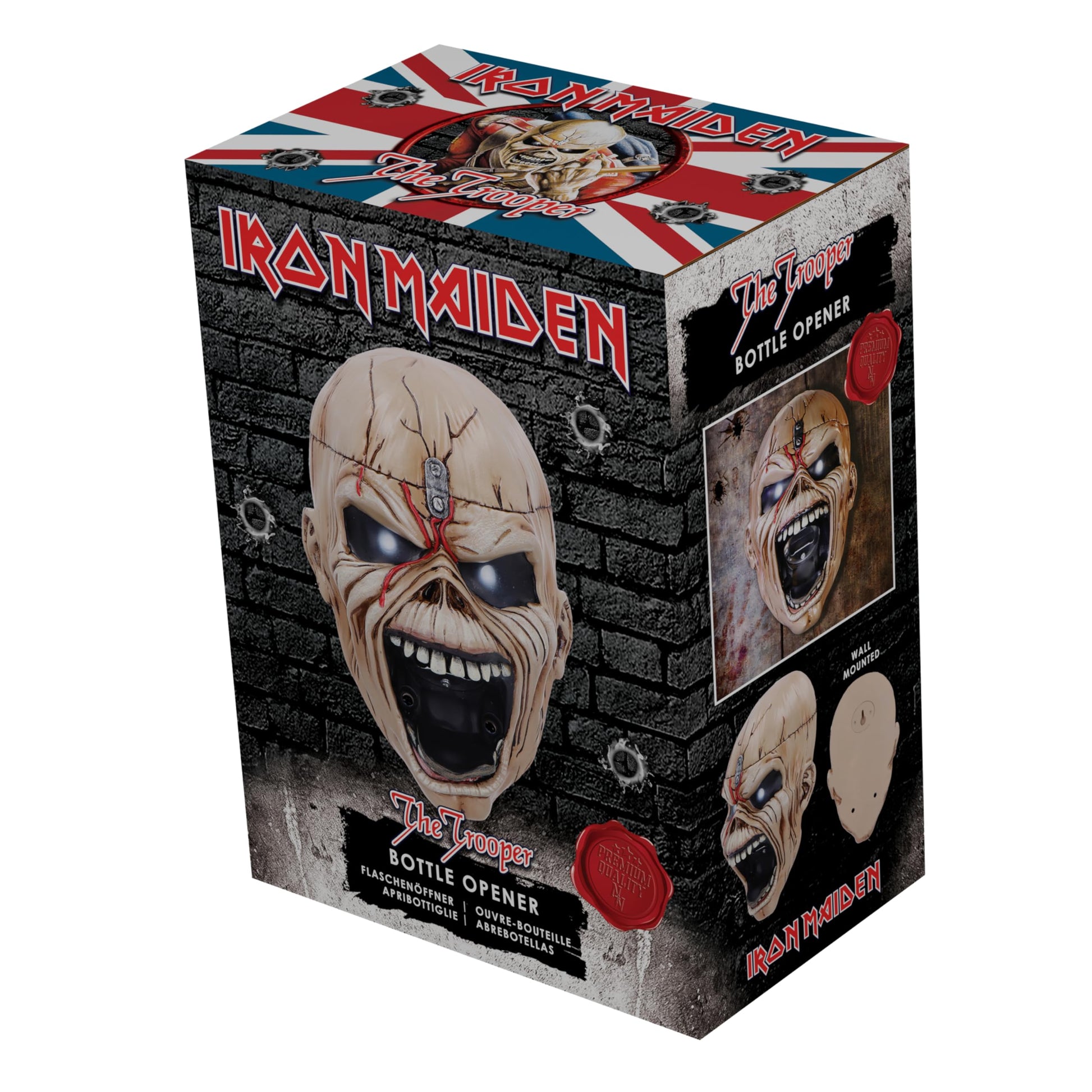 Iron Maiden Eddie The Trooper Bottle Opener 19cm Officially Licensed 4