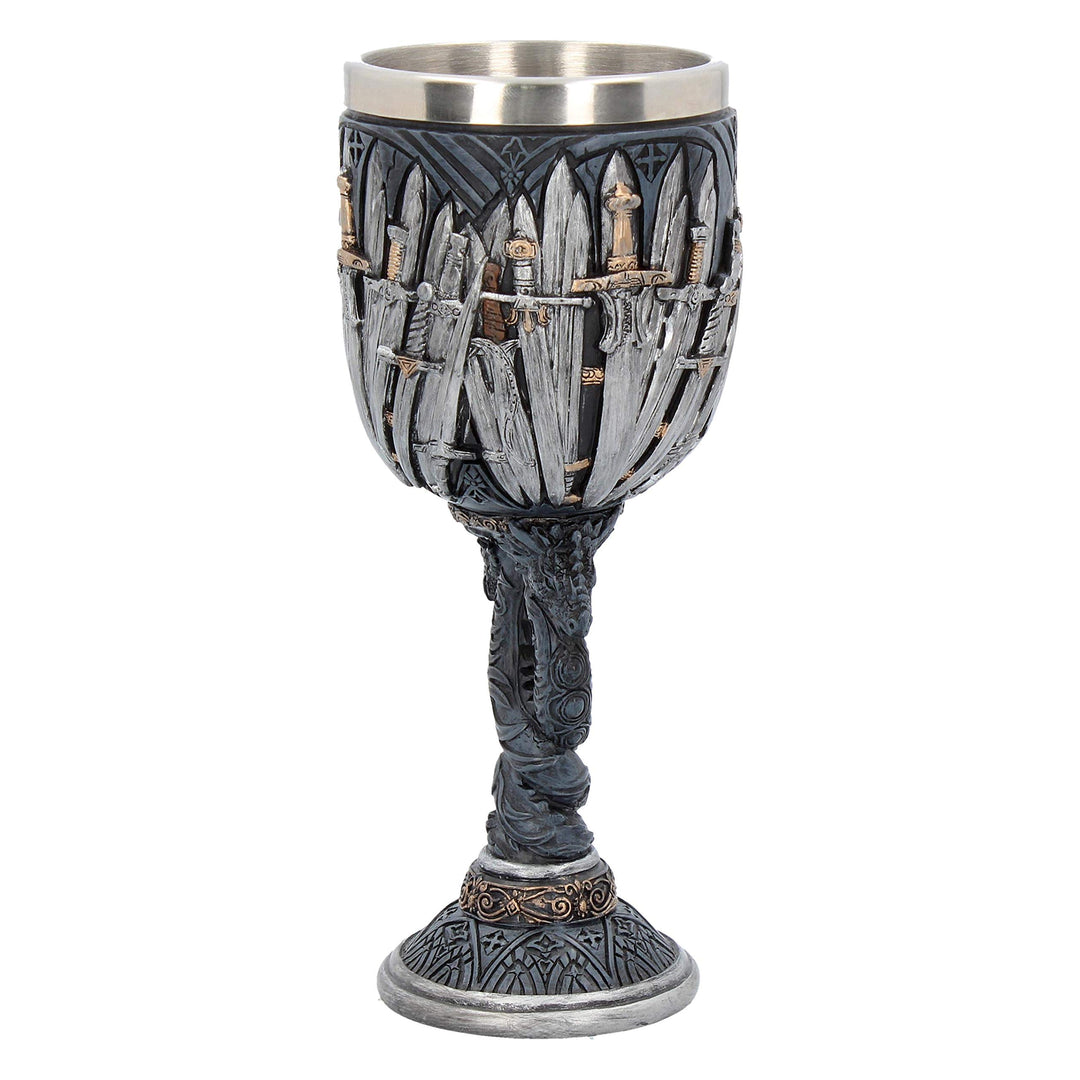 Nemesis Now Medieval Sword Dragon Wine Goblet 17.5cm