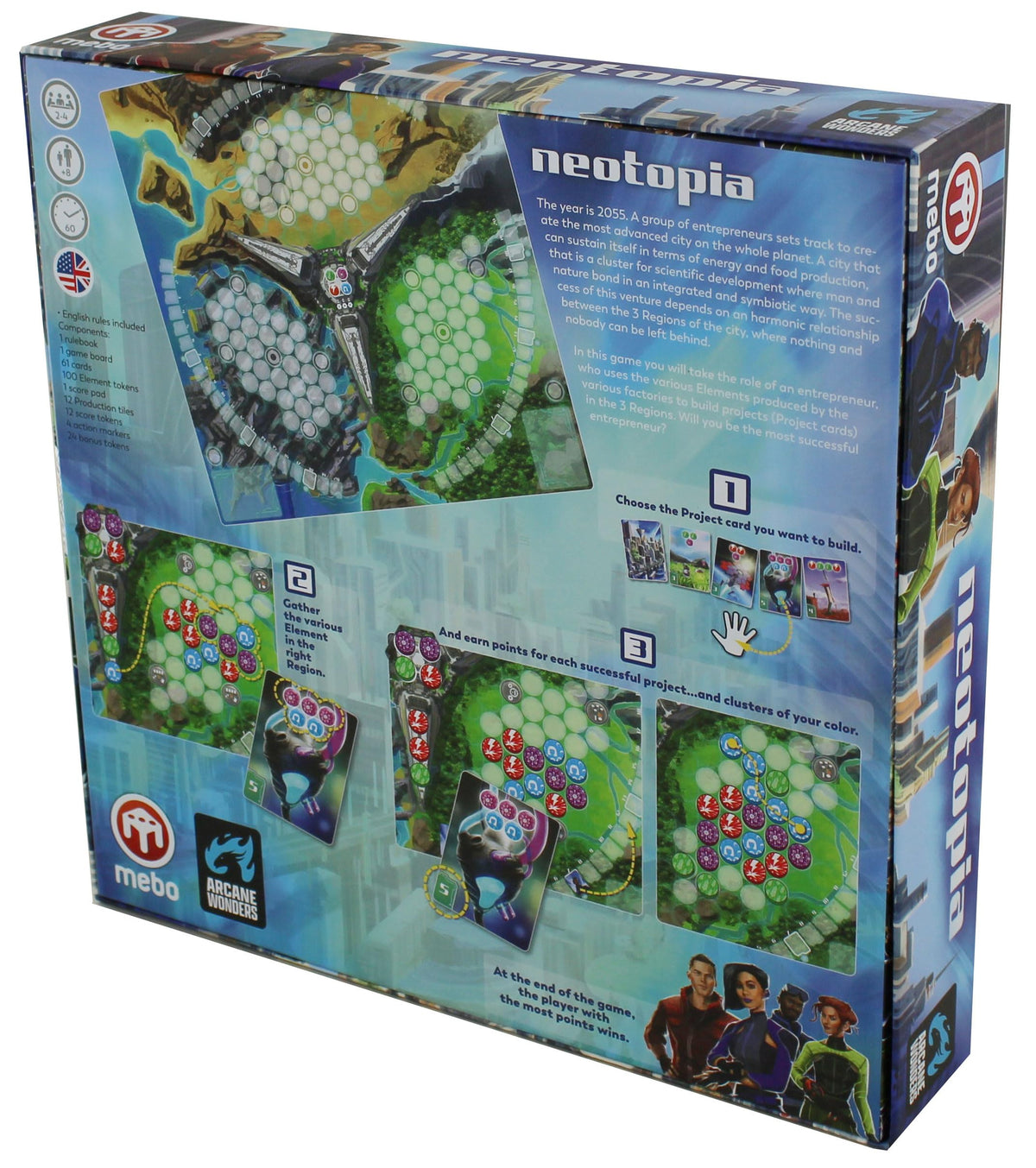 Neotopia by Arcane Wonders, Strategy Board Game 2