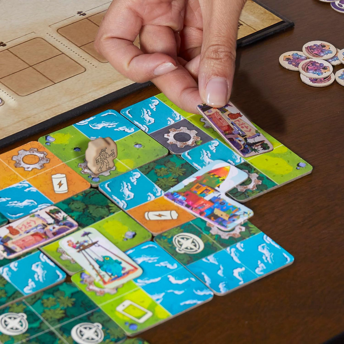 Life in Reterra Tile Placement Board Game