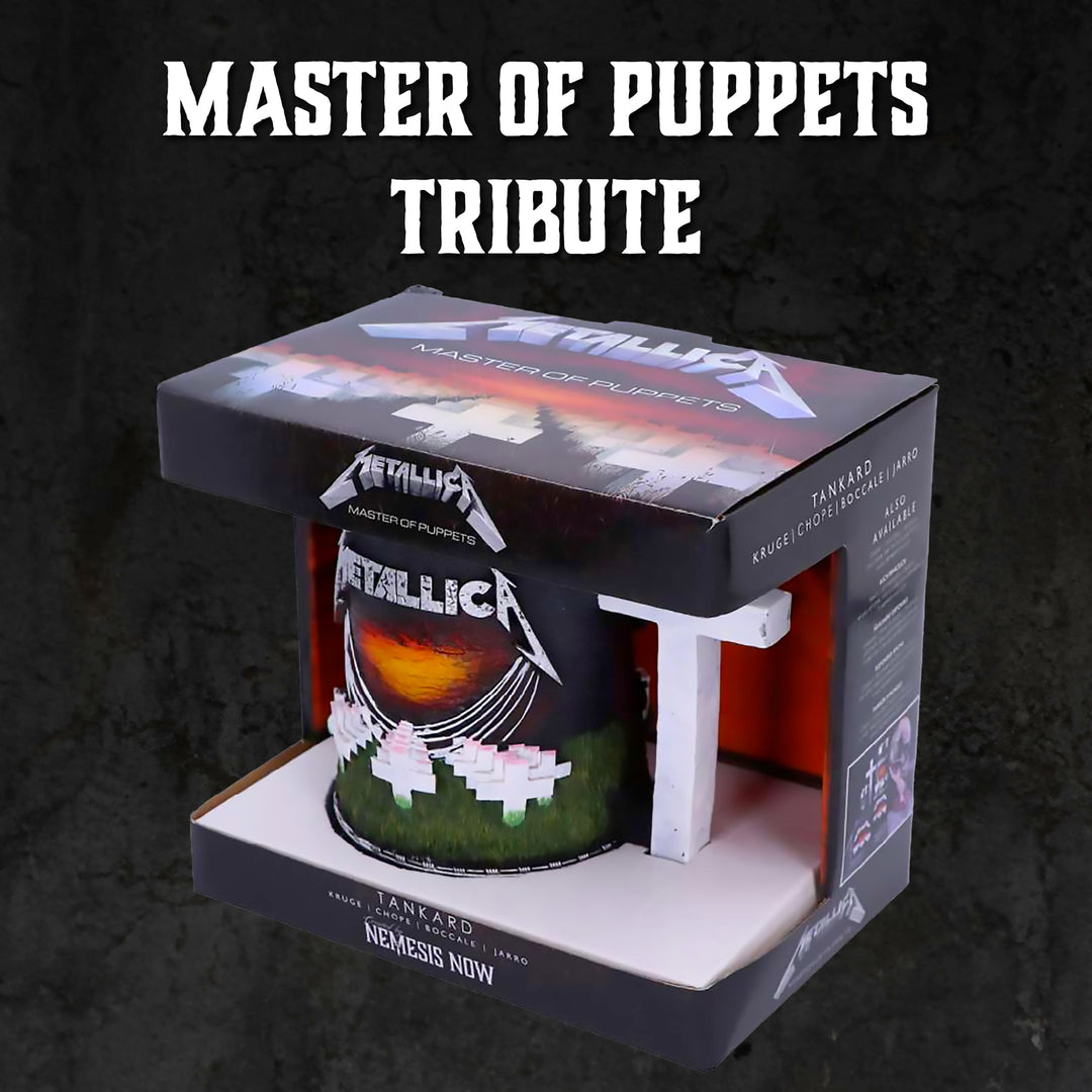 Metallica Master of Puppets Album Tankard Officially Licensed