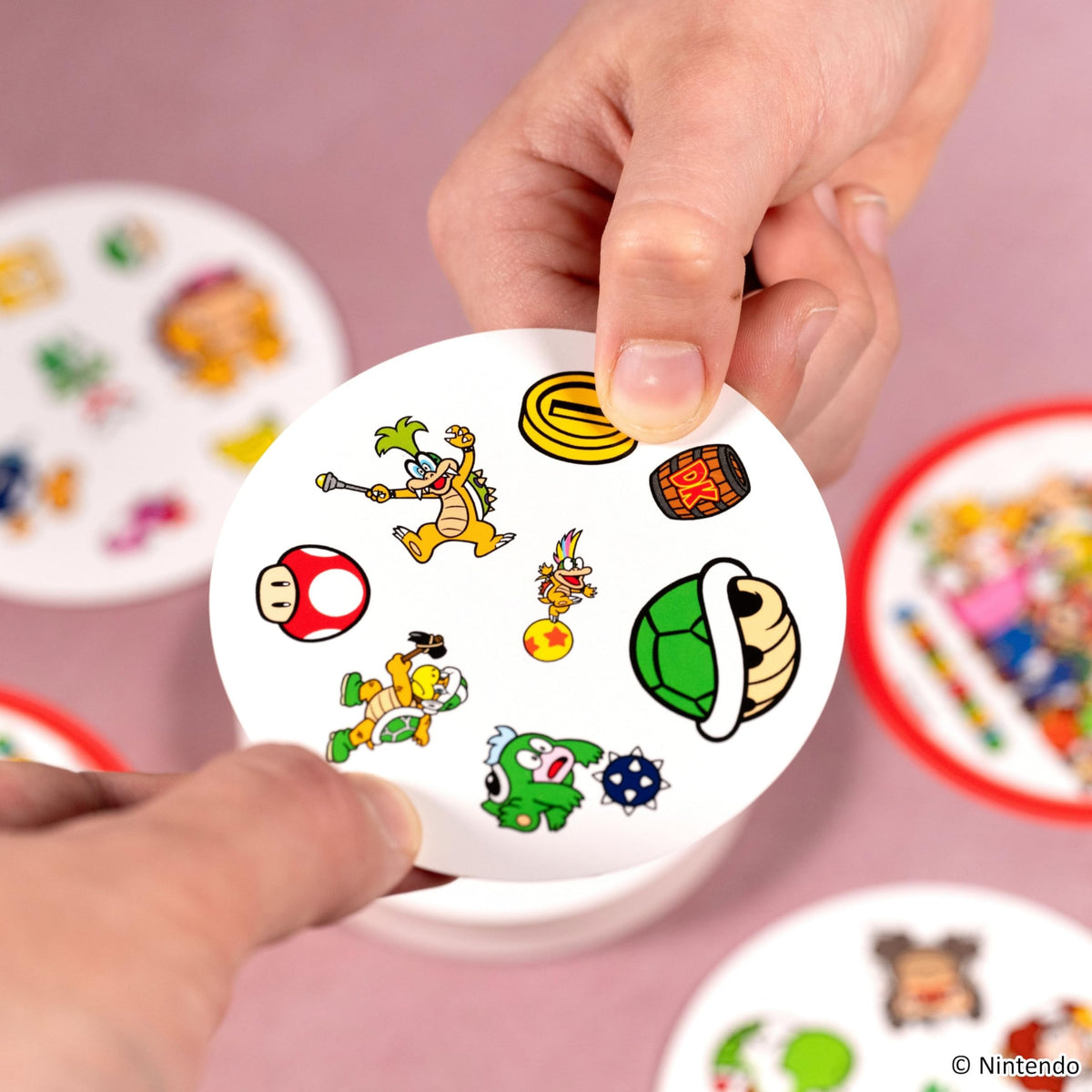 Dobble Super Mario Family Card Game Ages 6+ Spot It 3