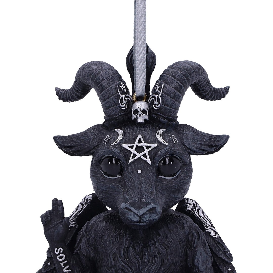 Baphoboo Black Baby Baphomet Hanging Decorative Ornament 11cm