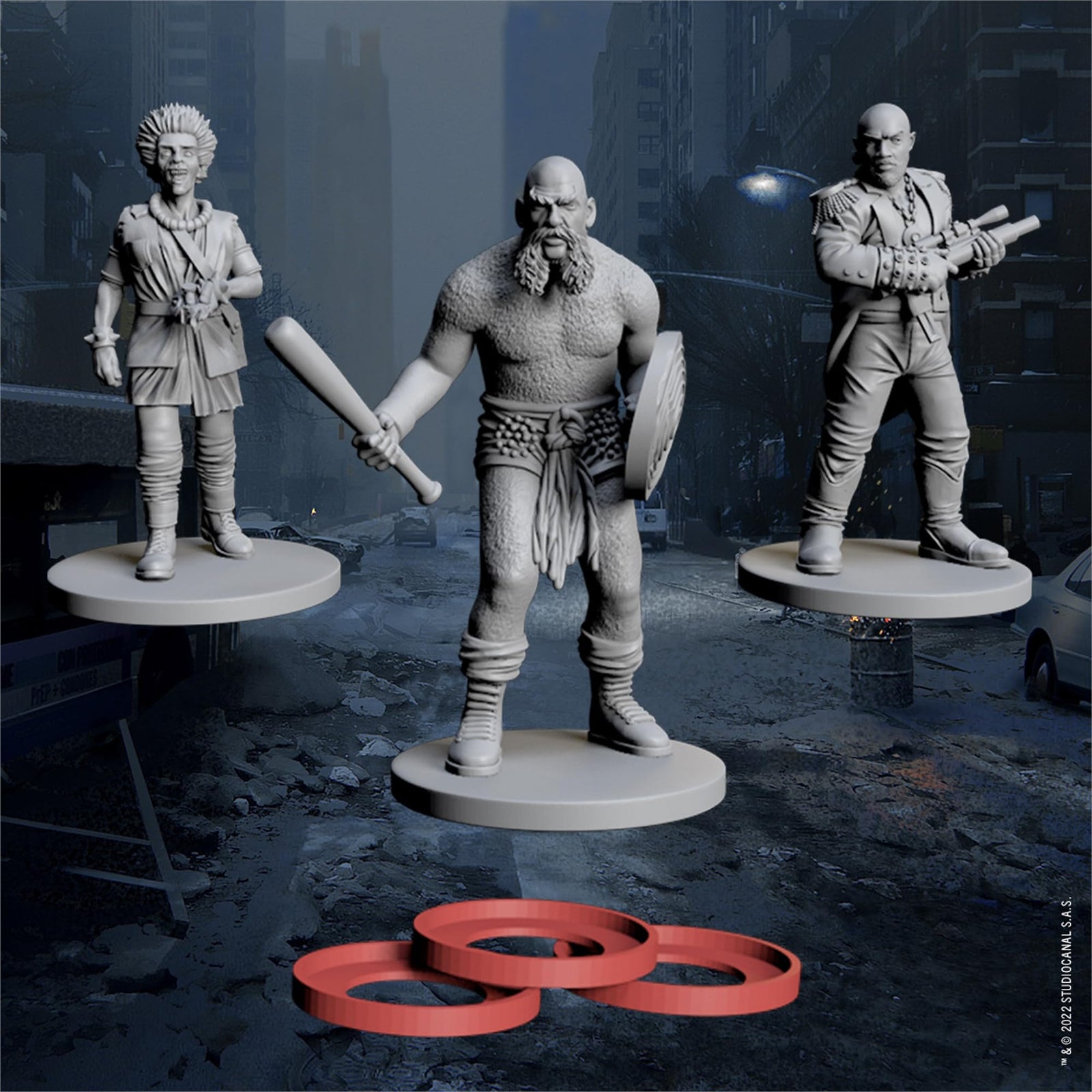 Pendragon Studios: Escape from New York: Bands of New York - 5th Player Expansion, Hero Strategy Board Game Baed On The Movie, Ages 14+, 2-5 Players, 60 min 2