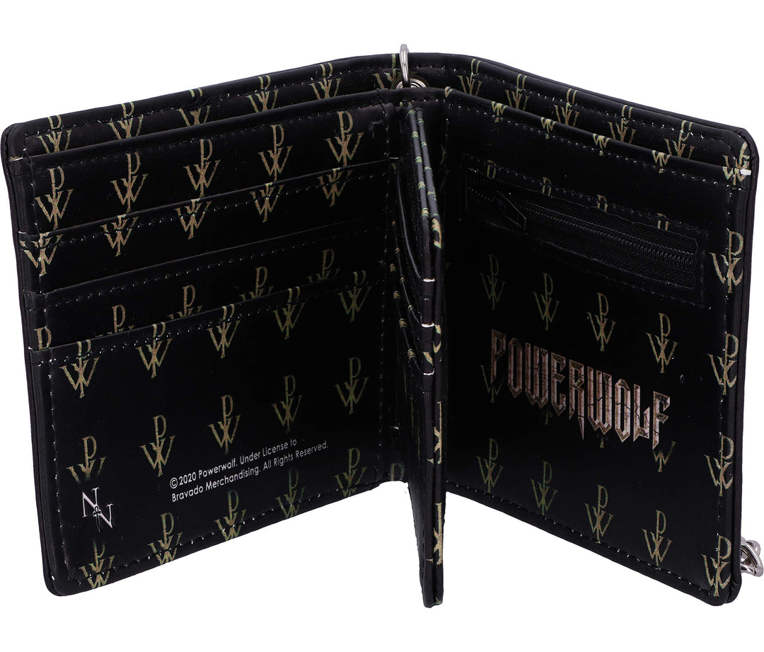 Powerwolf Kiss of the Cobra King Embossed Wallet Officially Licensed