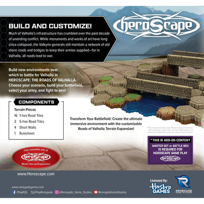 Heroscape The Roads of Valhalla Terrain Expansion Board Game by Renegade Studio 2