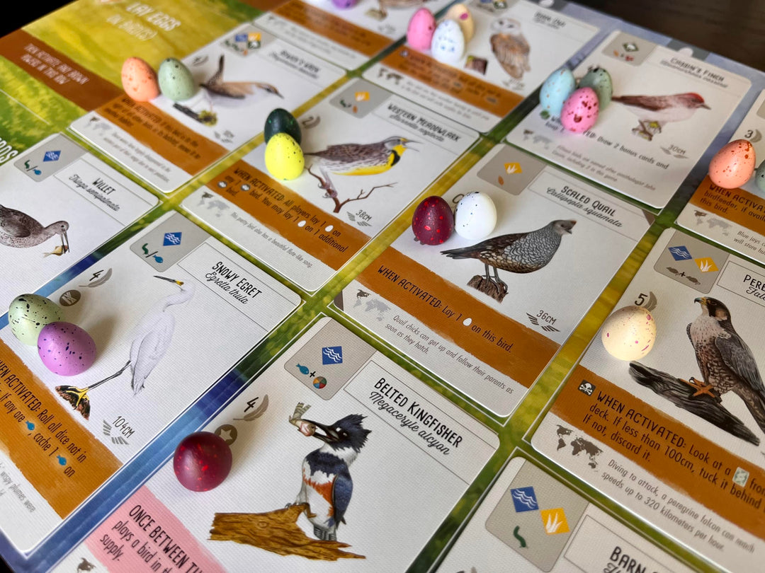 Stonemaier Games: Wingspan Speckled Eggs | Add to Wingspan (Base Game or Asia) | Enhance Your Wingspan Gameplay | 100 Speckled Eggs in 10