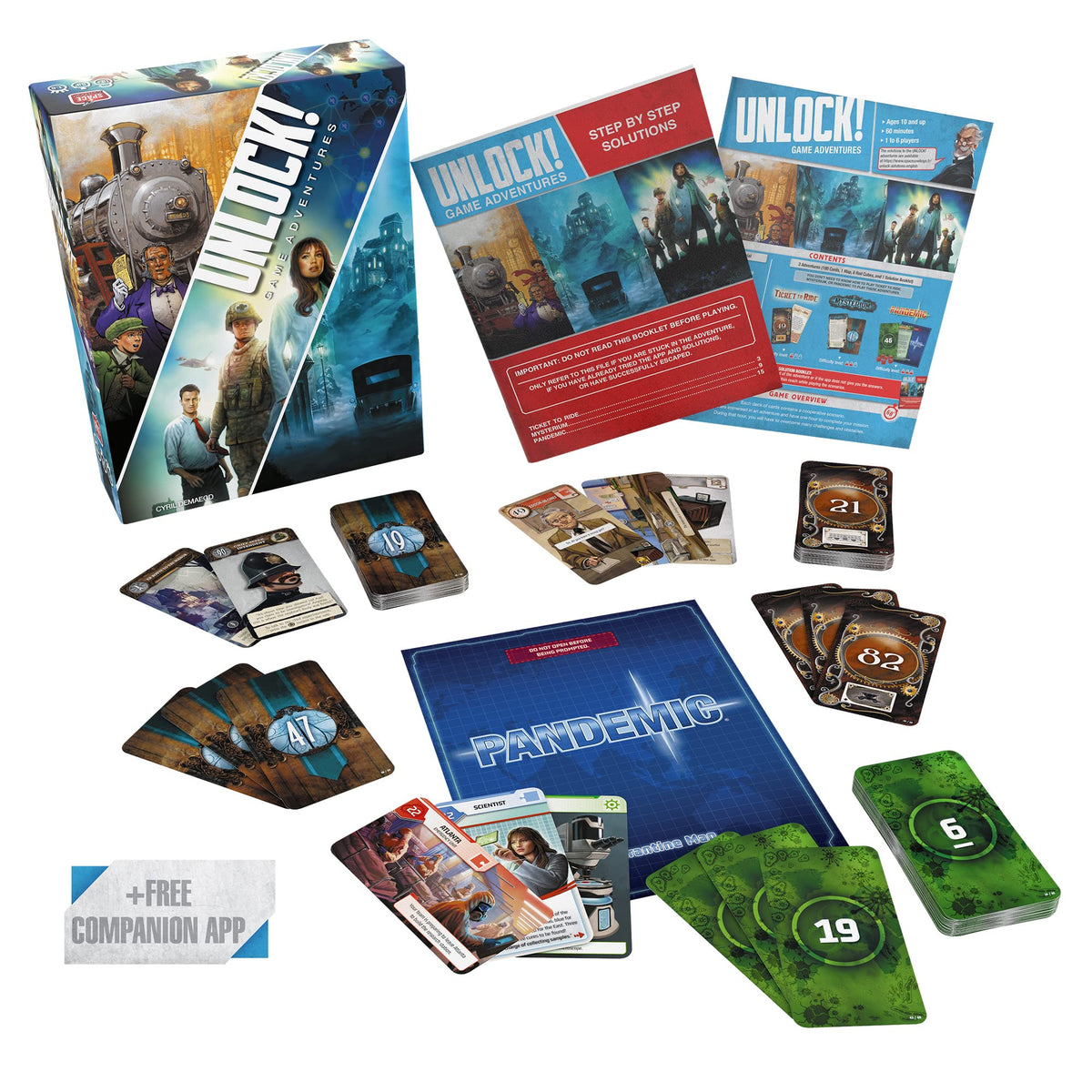 Unlock 10 Game Adventures Board Game by Space Cowboys 2