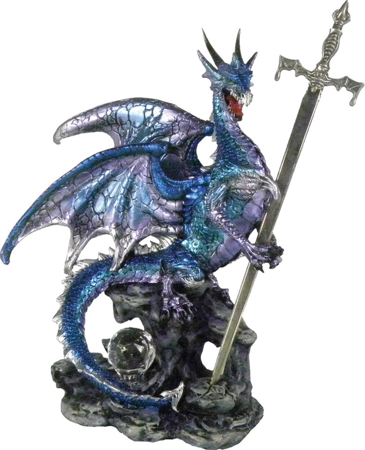 Lilac Purple Sword of the Dragon Gothic Fantasy Letter Opener 22cm