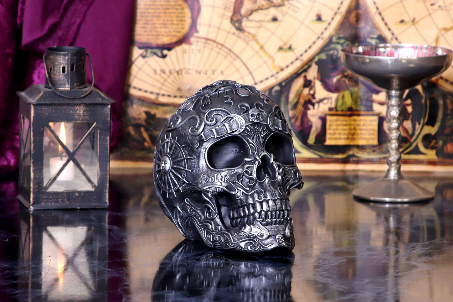 Baphomets Worship Skull 19.5cm 6