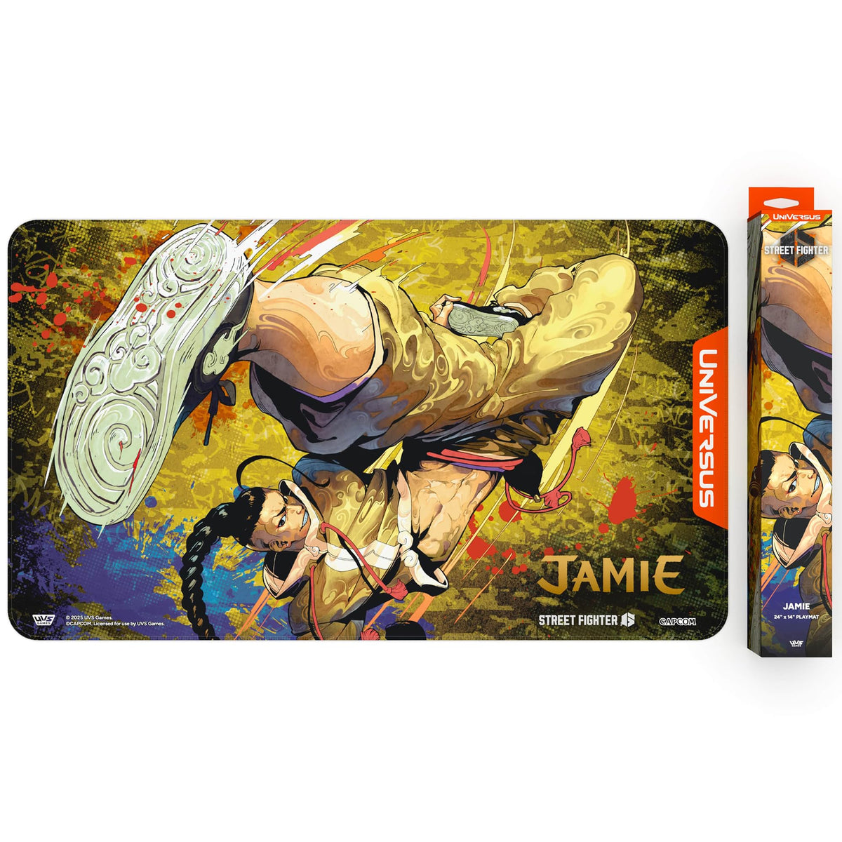 UVS Street Fighter 6 Challenger Series Playmat Jamie Trading Card Game by UniVersus 6