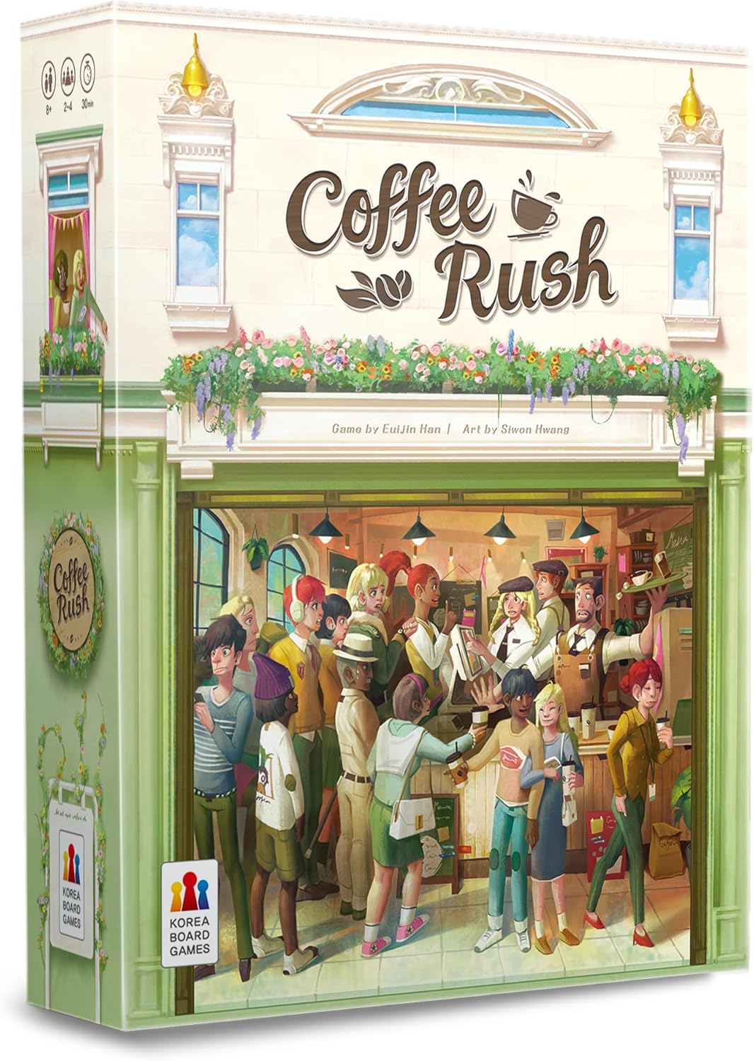 Coffee Rush Board Game by Korea Board
