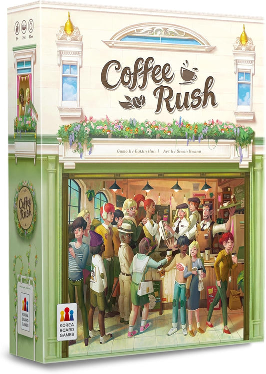Coffee Rush Board Game by Korea Board