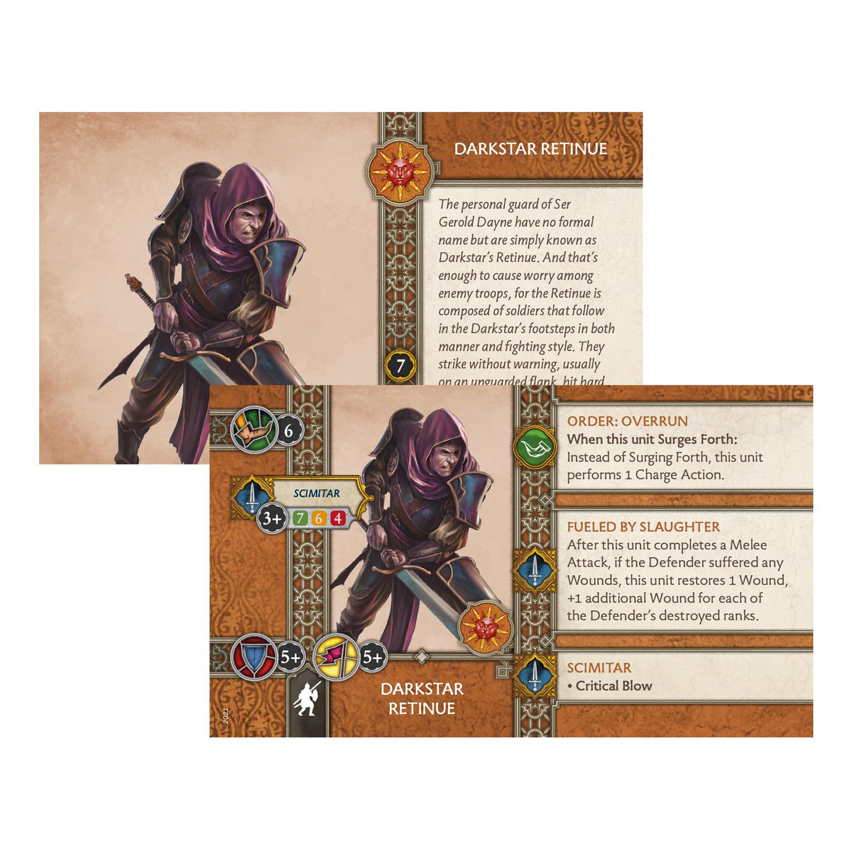 A Song of Ice and Fire Tabletop Miniatures Game Darkstar Retinue Unit Box - Lethal Warriors for Strategic Warfare, Strategy Game for Adults, Ages 14+, 2+ Players, 45-60 Minute Playtime, Made by CMON 4