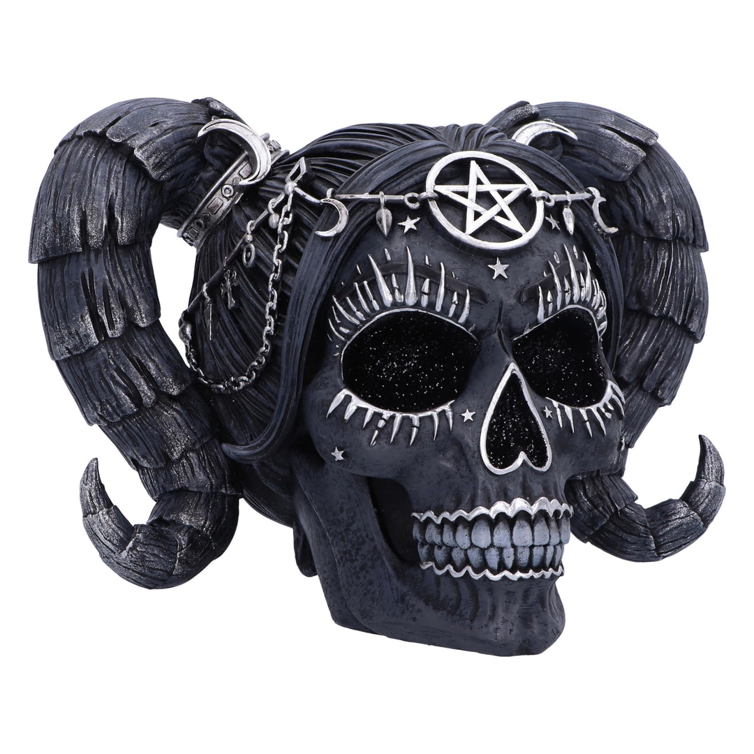 Drop Dead Gorgeous Solve and Coagula Baphomet Doll Skull 20.5cm