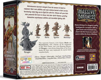 Massive Darkness 2 Monks and Necromancers vs The Paragon Expansion