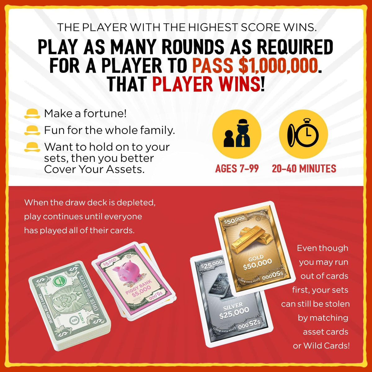 Cover Your Assets Board Game by Grandpa Becks 8