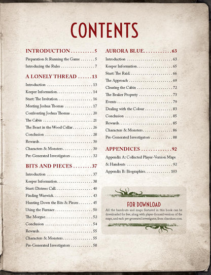 No Time To Scream: Call of Cthulhu 2