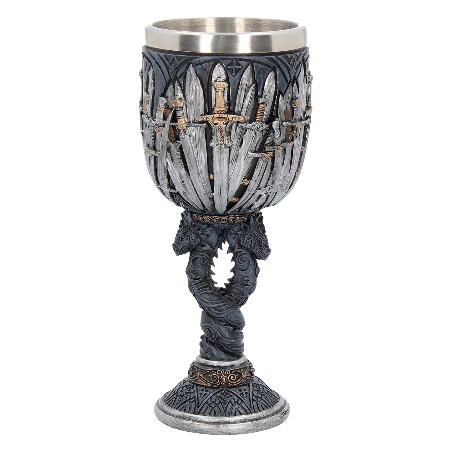 Nemesis Now Medieval Sword Dragon Wine Goblet 17.5cm 2