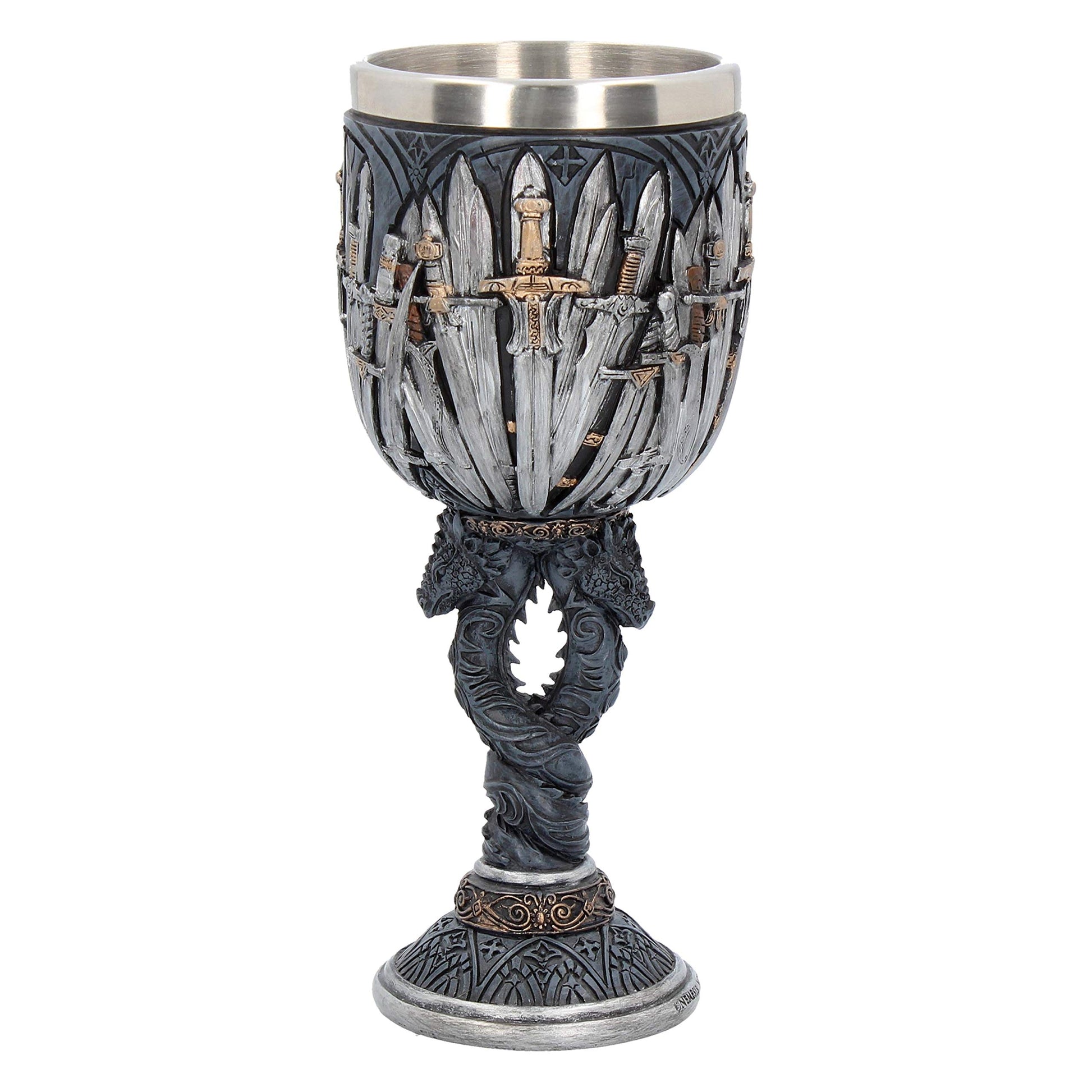 Nemesis Now Medieval Sword Dragon Wine Goblet 17.5cm 2
