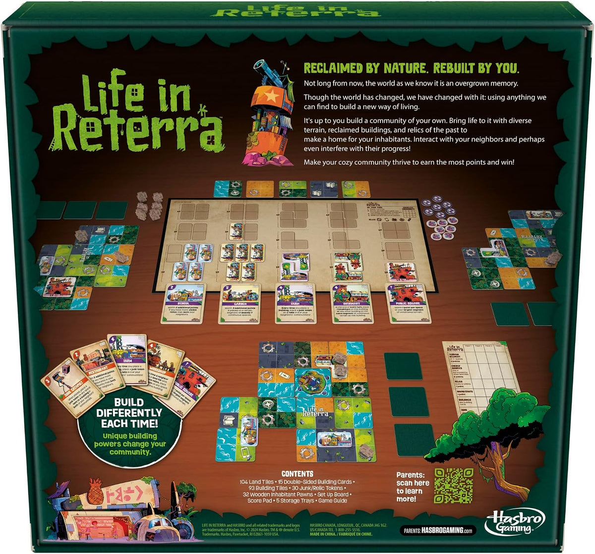 Life in Reterra Tile Placement Board Game