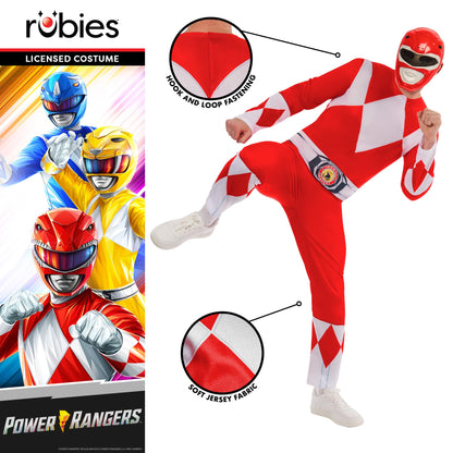 Mighty Morphin Power Rangers Red Ranger Costume Adult 6