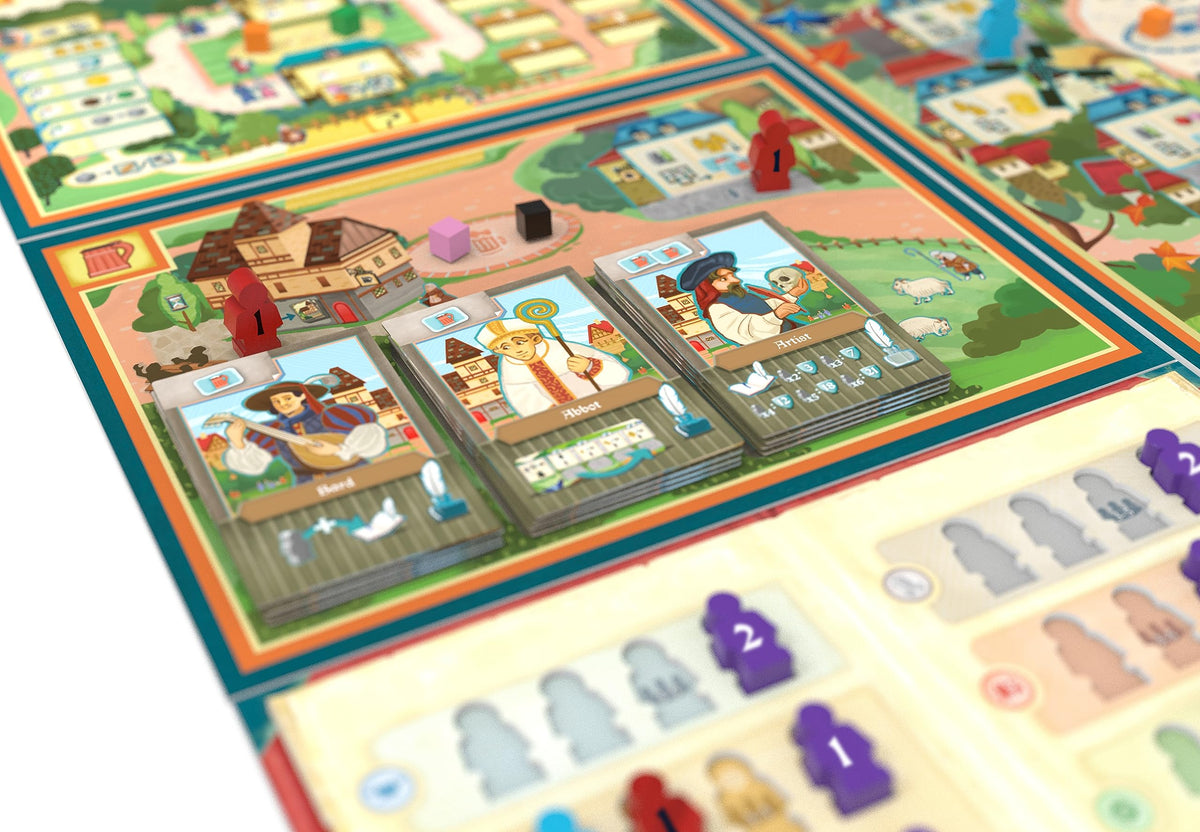 Village Board Game Big Box Edition - Includes All Expansions & Promos! Medieval Farming Strategy Game, Family Game for Kids & Adults, Ages 12+, 1-5 Players, 60-120 Min Playtime, Made by Eggertspiele 4